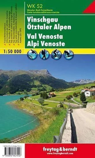 WKS 2 Vinschgau Ötztalské Alpy 150 000  turistická mapa