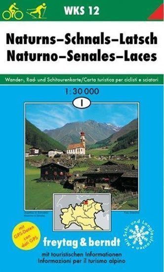 WKS 12 Naturns 130 000  turistická mapa