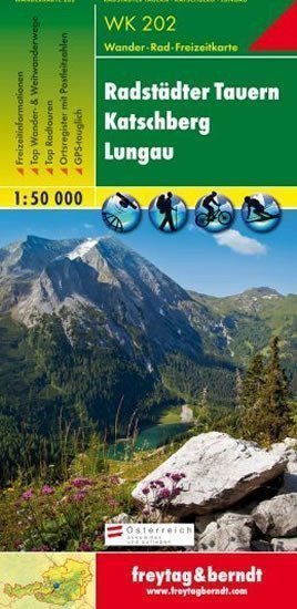WK 202 Radstädter Tauern - Katschberg - Lungau 150 000  turistická mapa
