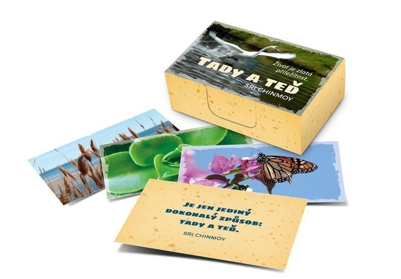 Tady a teďŽivot je zlatá příležitost - karty – Chinmoy Sri