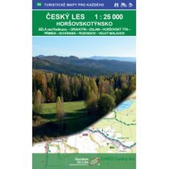 Český LesHoršovskotýnsko 125 000 56 Turistické mapy pro každého
