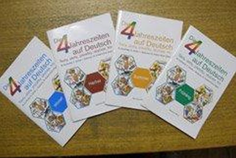 Die 4 Jahreszeiten auf Deutsch Čtyři roční období - 4x sešit komplet