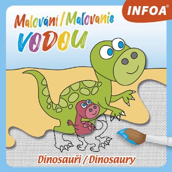 Malování  Maľovanie vodou - Dinosauři  Dinosaury