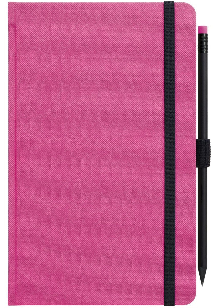 Notes s tužkou - růžový
