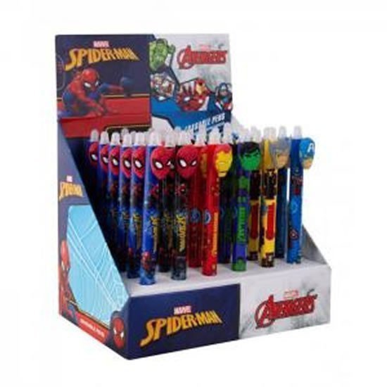 Gumovatelné pero MARVEL mix motivů