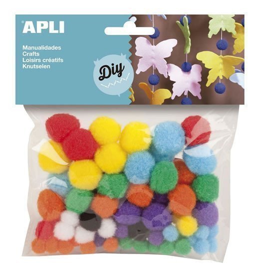 APLI POM-POM kuličkymix vel 78ks
