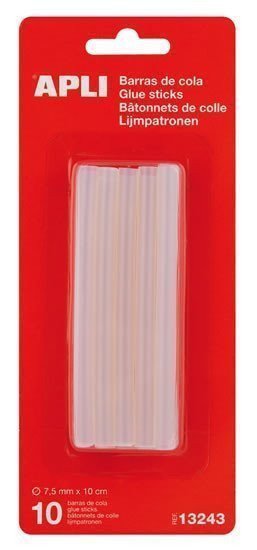 APLI tavné tyčinky O 75 mm x 10 cm - transparentní 10 ks