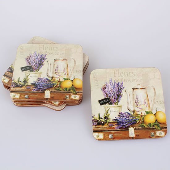 Podložka pod šálek levandulesada 6ks