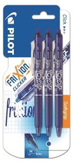 PILOT FriXion Clicker 07 BL 3ks  modrá