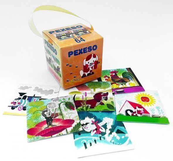 Pohádky od ZMilera - pexeso v krabičce s úchopem