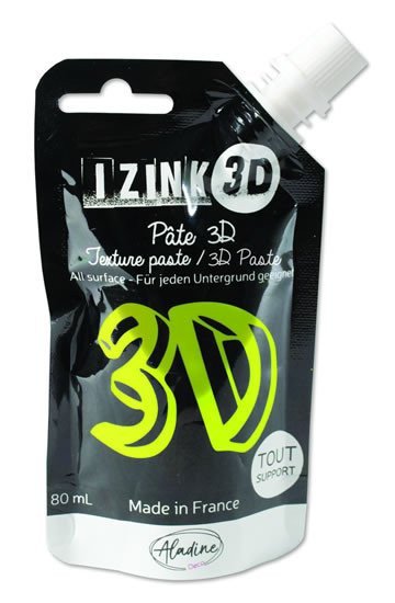 Reliéfní pasta 3D IZINK - bamboo zářivě zelená 80 ml