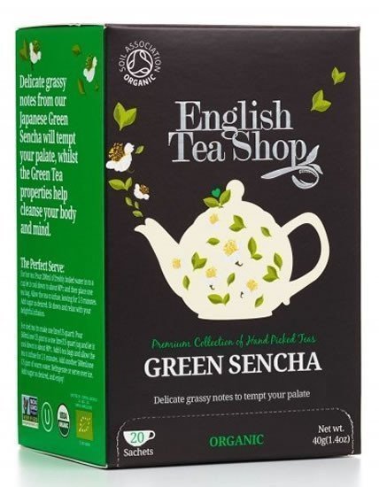 English Tea Shop Čaj Zelený Japonská Sencha 20 sáčků