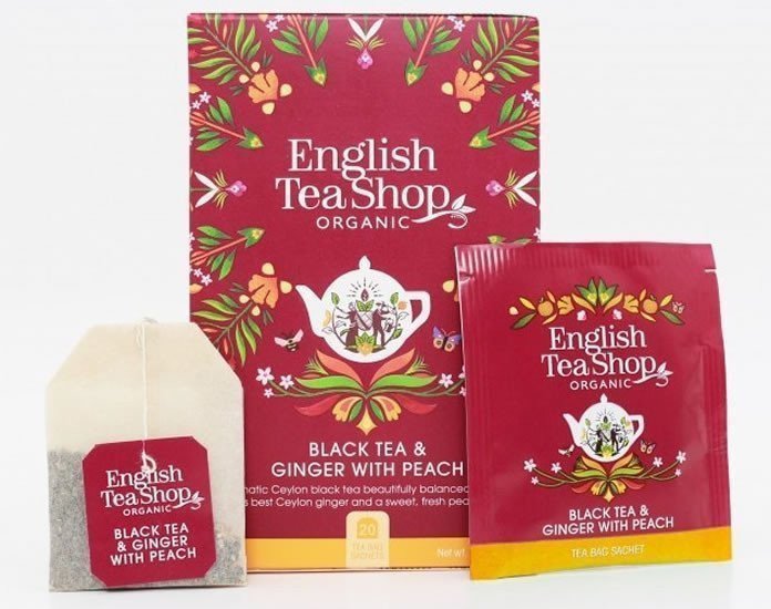 English Tea Shop Čaj Zázvor broskev 20 sáčků