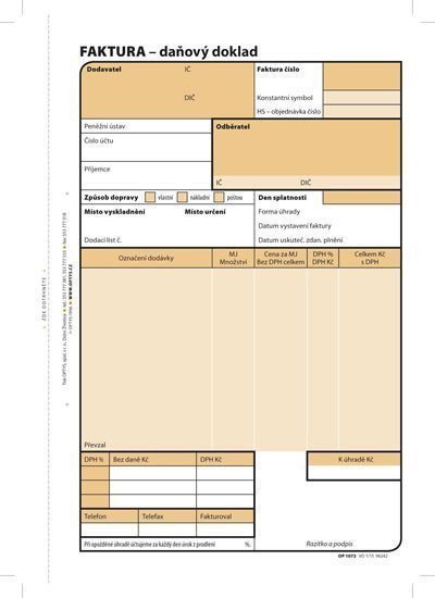 Faktura A5 100 listů NCR