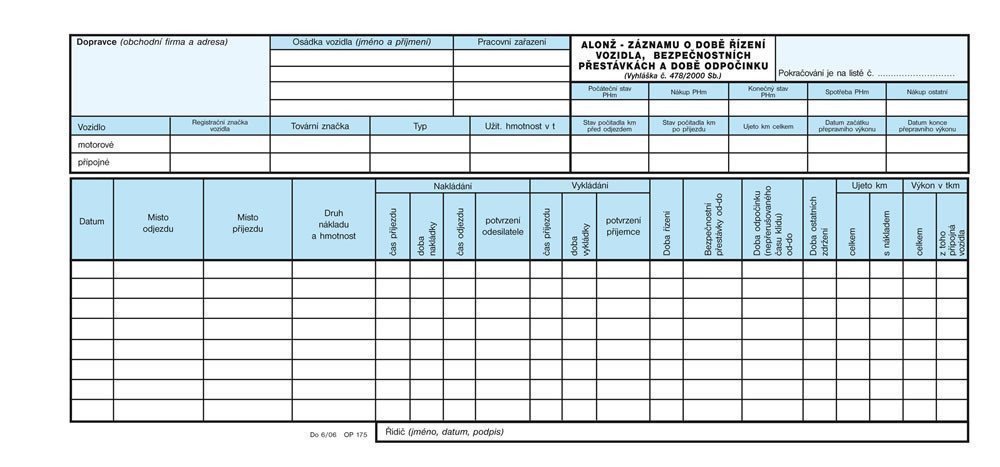 Alonž ke karbonu 297 × 14 cm 100 listů