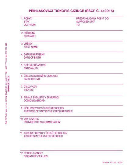 Domovní kniha 115 × 148 cm 2 × 50 listů NCR