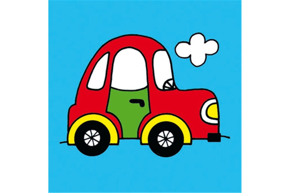 Omyvatelná-První obrázky 2 - Autíčko – group of authors