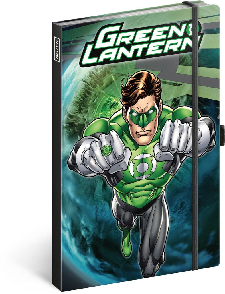 Notes - Green Lantern linkovaný 13 × 21 cm