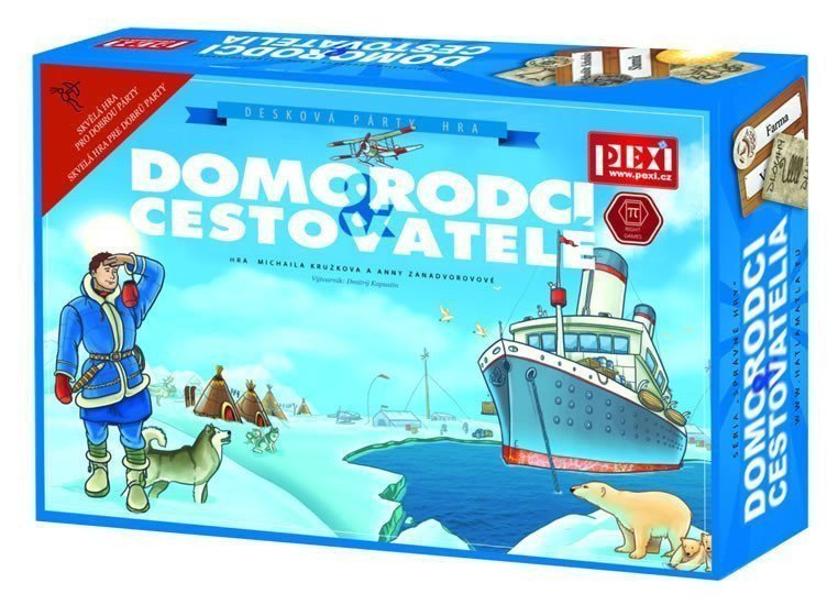 Domorodci a cestovatelé - Hatla Matla desková párty hra