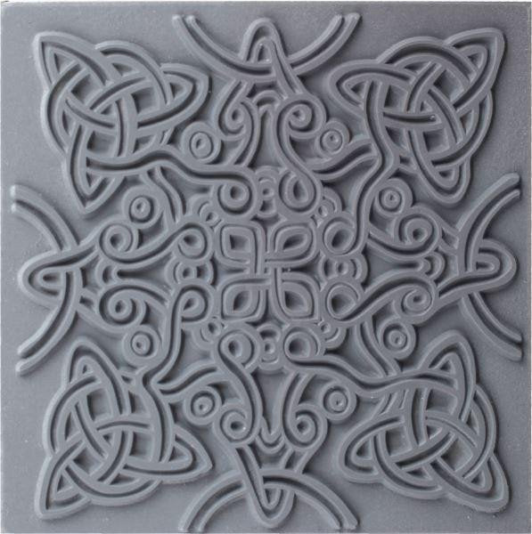 CERNIT polymerová textura - keltský uzel 90 x 90mm