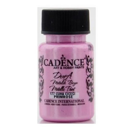 Metalická akrylová barva Cadence Dora Metalic - růžová  50 ml