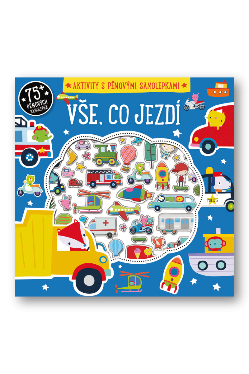Vše co jezdí - Aktivity s pěnovými samolepkami – Machell Dawn