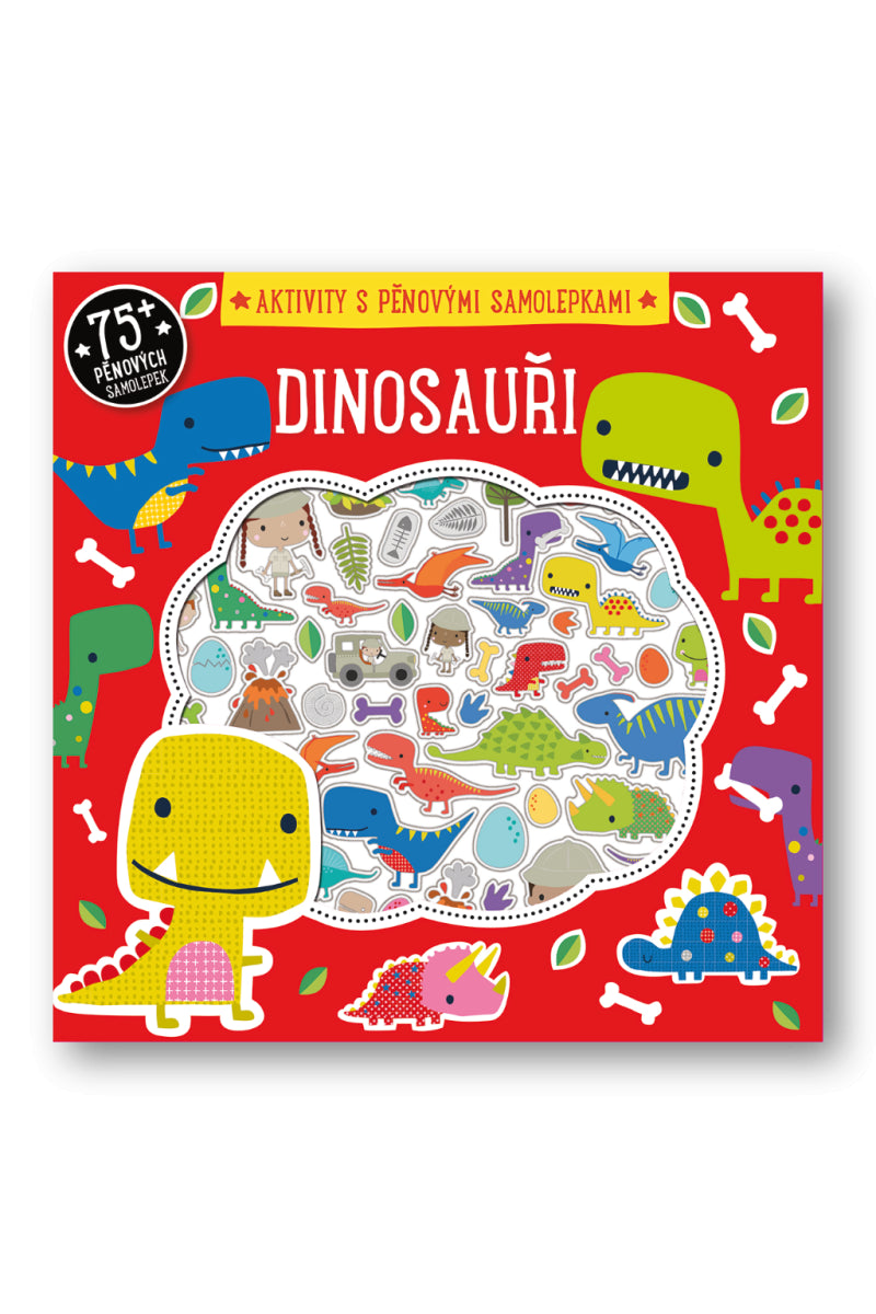 Dinosauři - Aktivity s pěnovými samolepkami – Machell Dawn