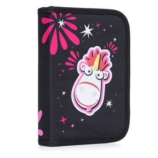 Penál 1 patrový 2 chlopně prázdný Despicable Me 3 Unicorn