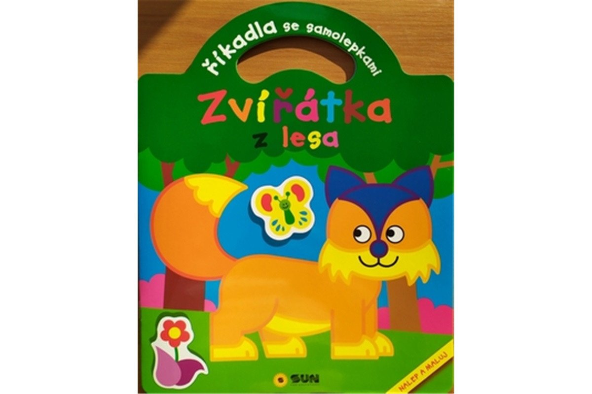 Říkadla se samolepkami - Zvířátka z lesa