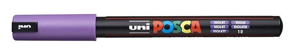 POSCA akrylový popisovač - fialový 07 mm