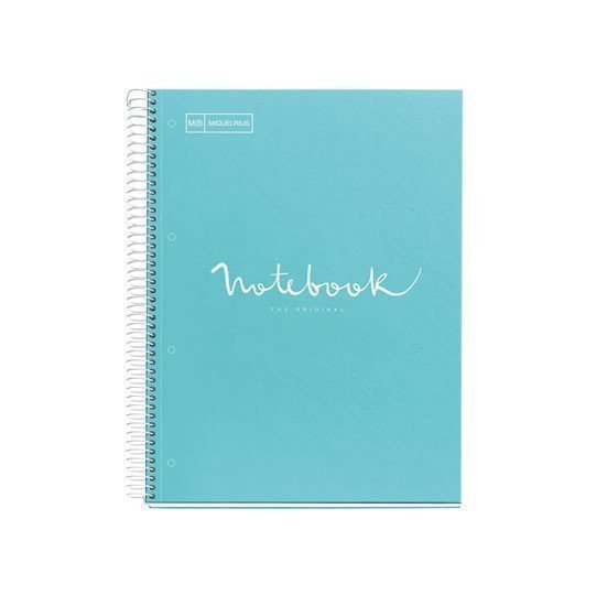 Miquelrius poznámkový blok Emotions A4 90 g - tečky světle modrý