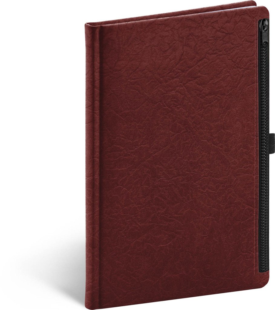 Notes Hardy červený linkovaný 13 × 21 cm