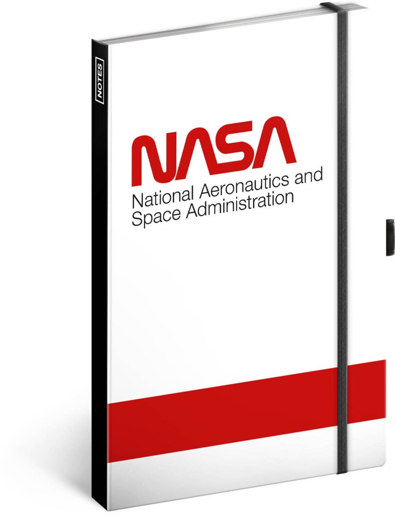 Notes NASA Worm linkovaný 13 × 21 cm