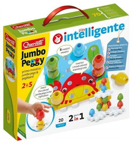 Jumbo Peggy jumbo pegs  pegboard - mozaika s velkými kolíčky