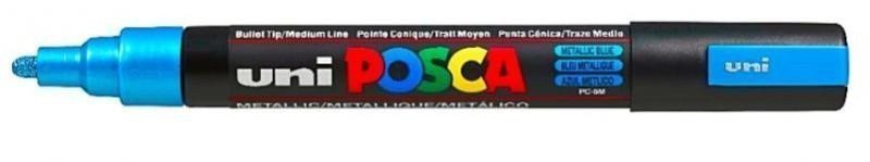 POSCA akrylový popisovač - metalicky modrý 25 mm
