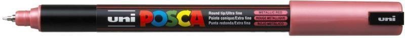 POSCA akrylový popisovač - metalicky červený 07 mm