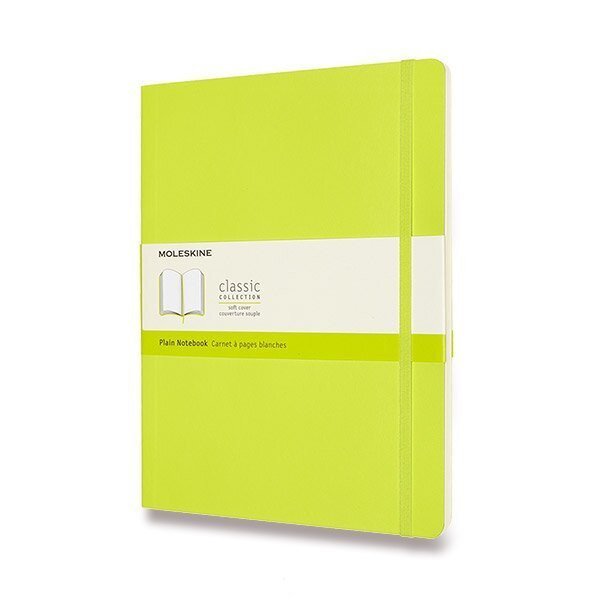 Zápisník Moleskine - měkké desky XL čistý - limetka