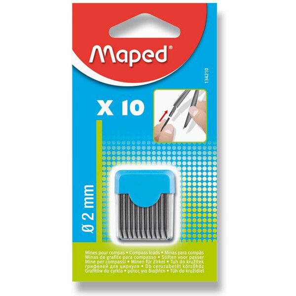 Maped - Tuhy pro kružítka 2mm 10tuh