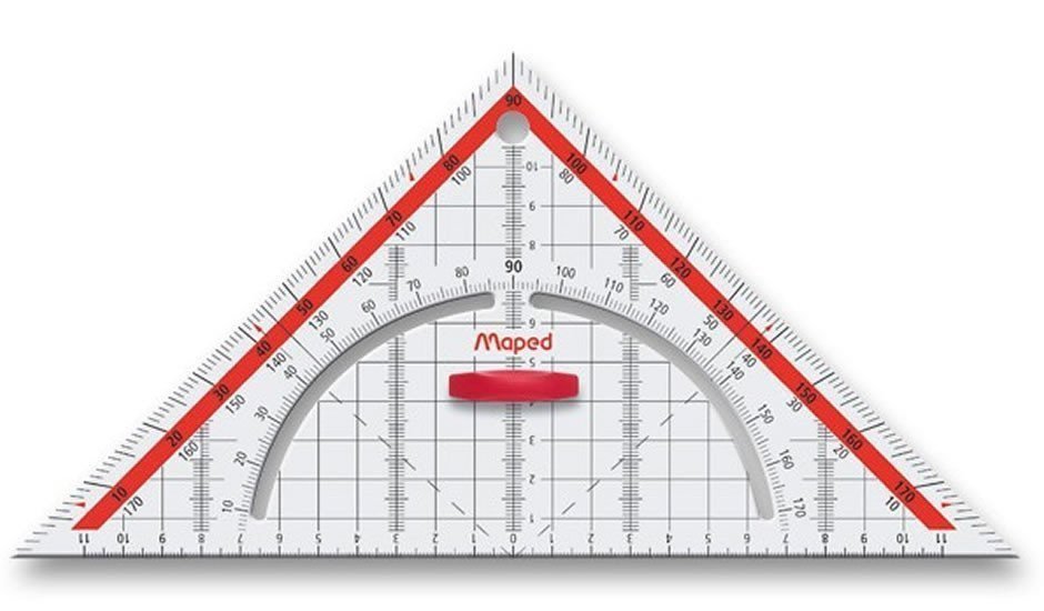 Maped - Trojúhelník Technic 26 cm s úhloměrem