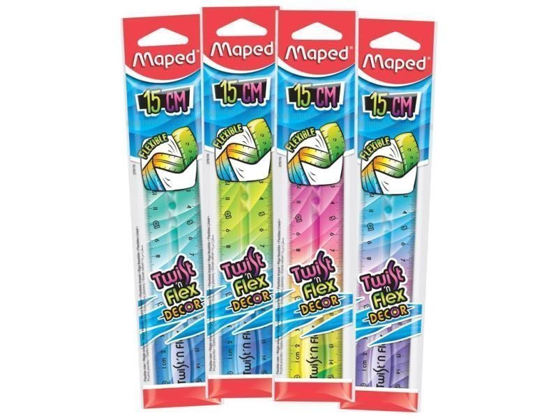 Maped - Pravítko Twistn Flex 15 cm duhové