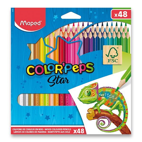 Maped - Pastelky trojhranné Color Peps 48 ks