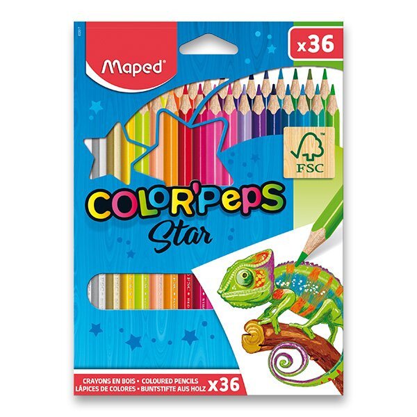 Maped - Pastelky trojhranné Color Peps 36 ks
