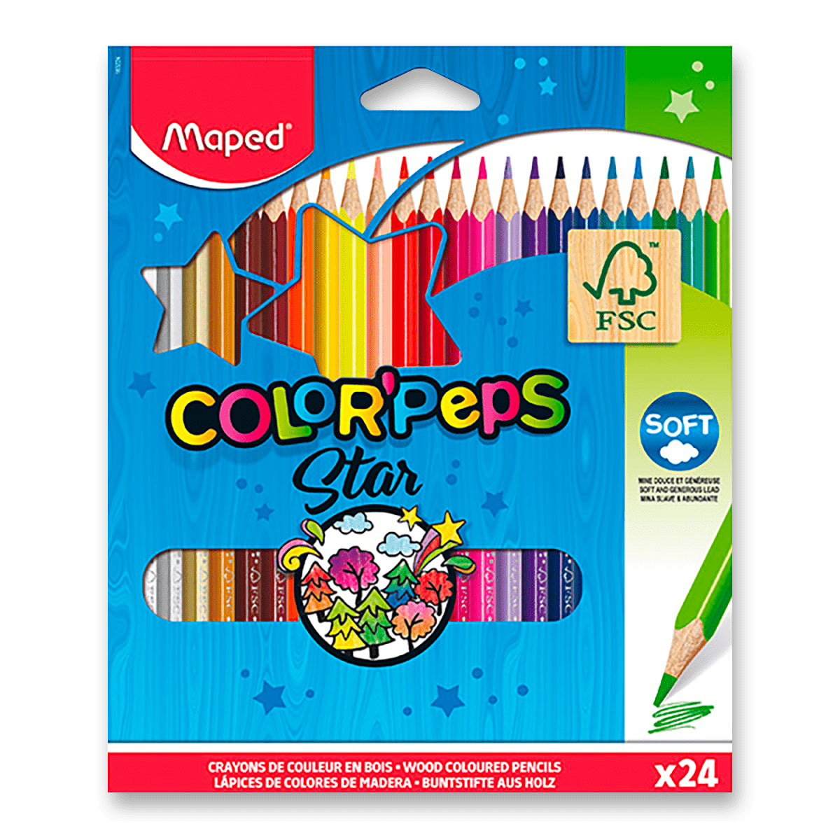 Maped - Pastelky trojhranné Color Peps 24 ks