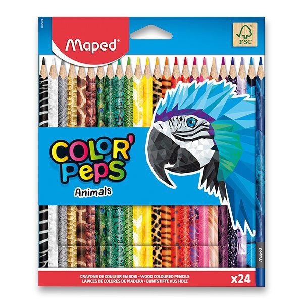 Maped - Pastelky ColorPeps Animals 24 ks