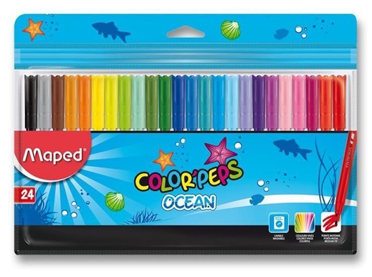 Maped - Fixy ColorPeps Ocean 24 barev