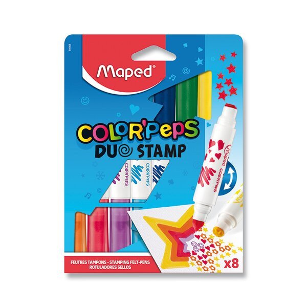 Maped - Fixy ColorPeps Duo Stamp oboustranné 8 ks