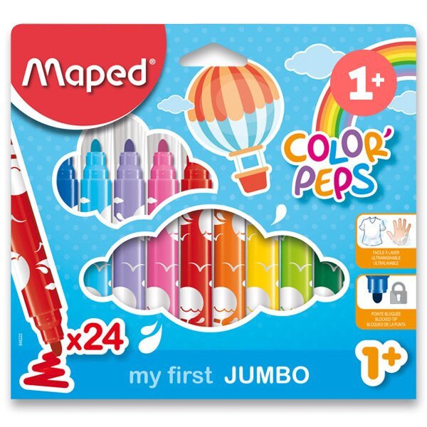 Maped - Fixy Color Peps Early Age Jumbo 24 ks