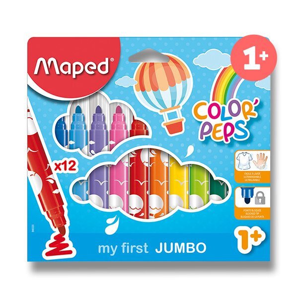 Maped - Fixy Color Peps Early Age Jumbo 12 ks