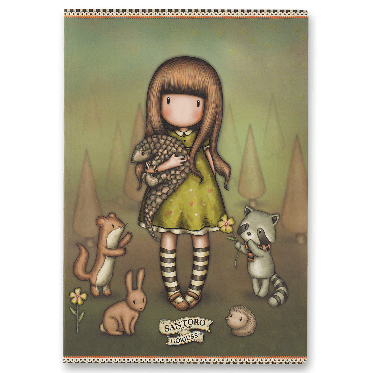 Školní sešit Santoro Gorjuss A4 linkovaný 40 listů mix motivů