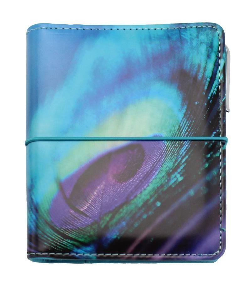 Diář Paví peří kroužkový S s vyměnitelným kalendáriem